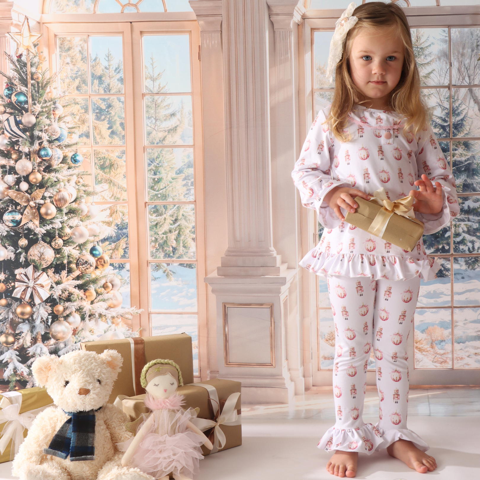 Nutcracker Frill Christmas Pyjamas