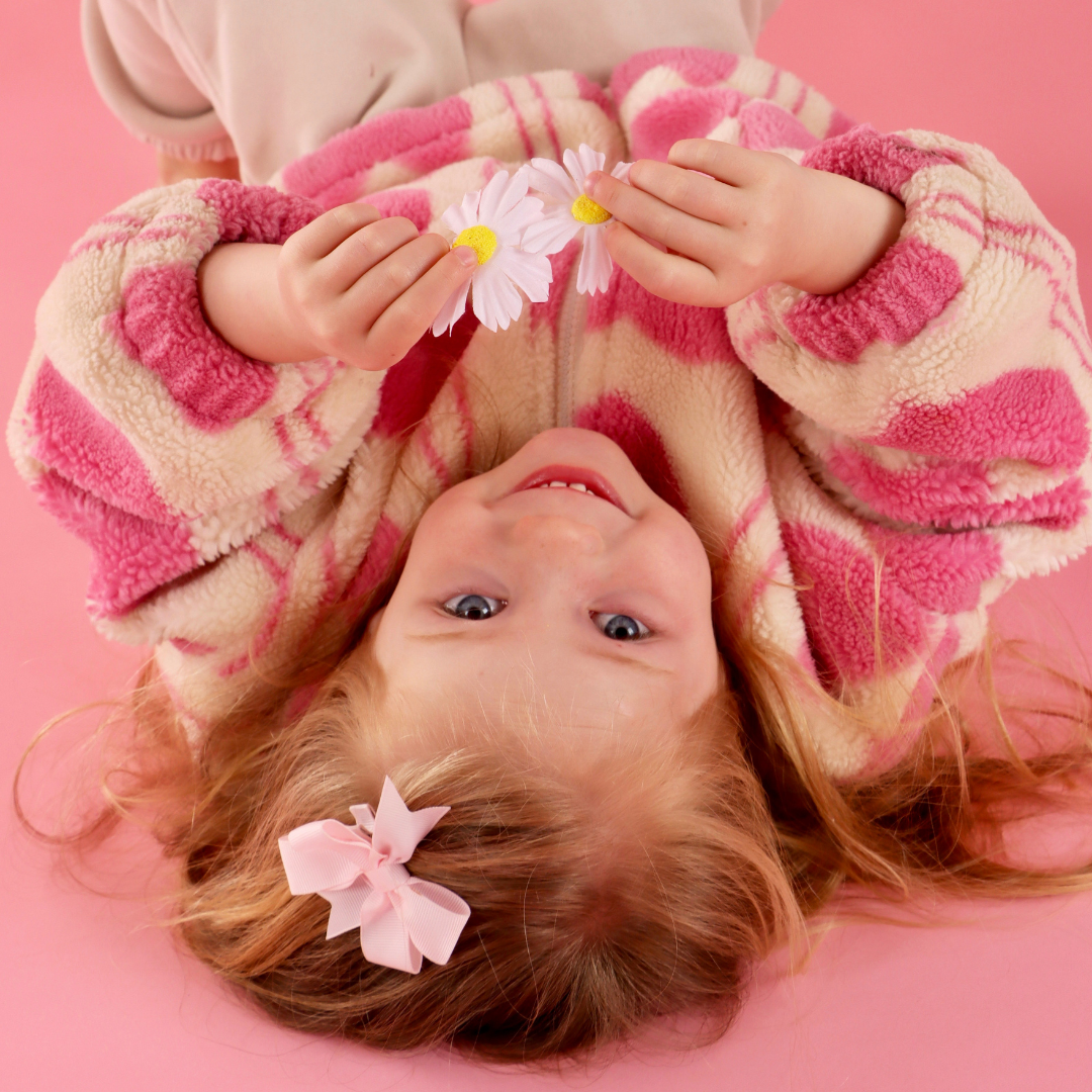 Soft Heart Print Fleece