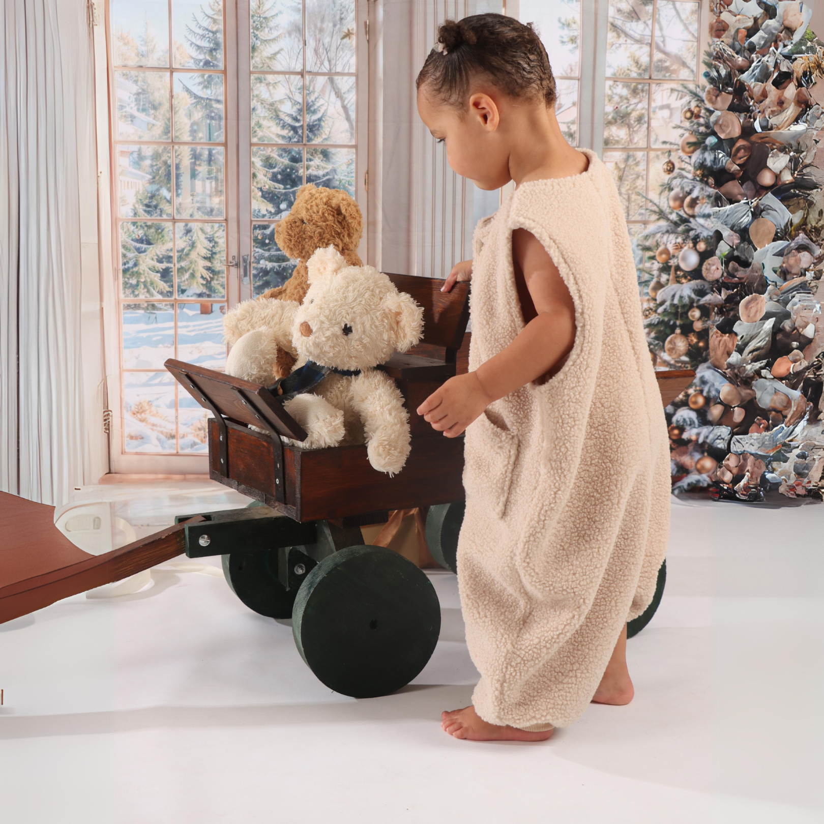 Premium Velvet Teddy Romper