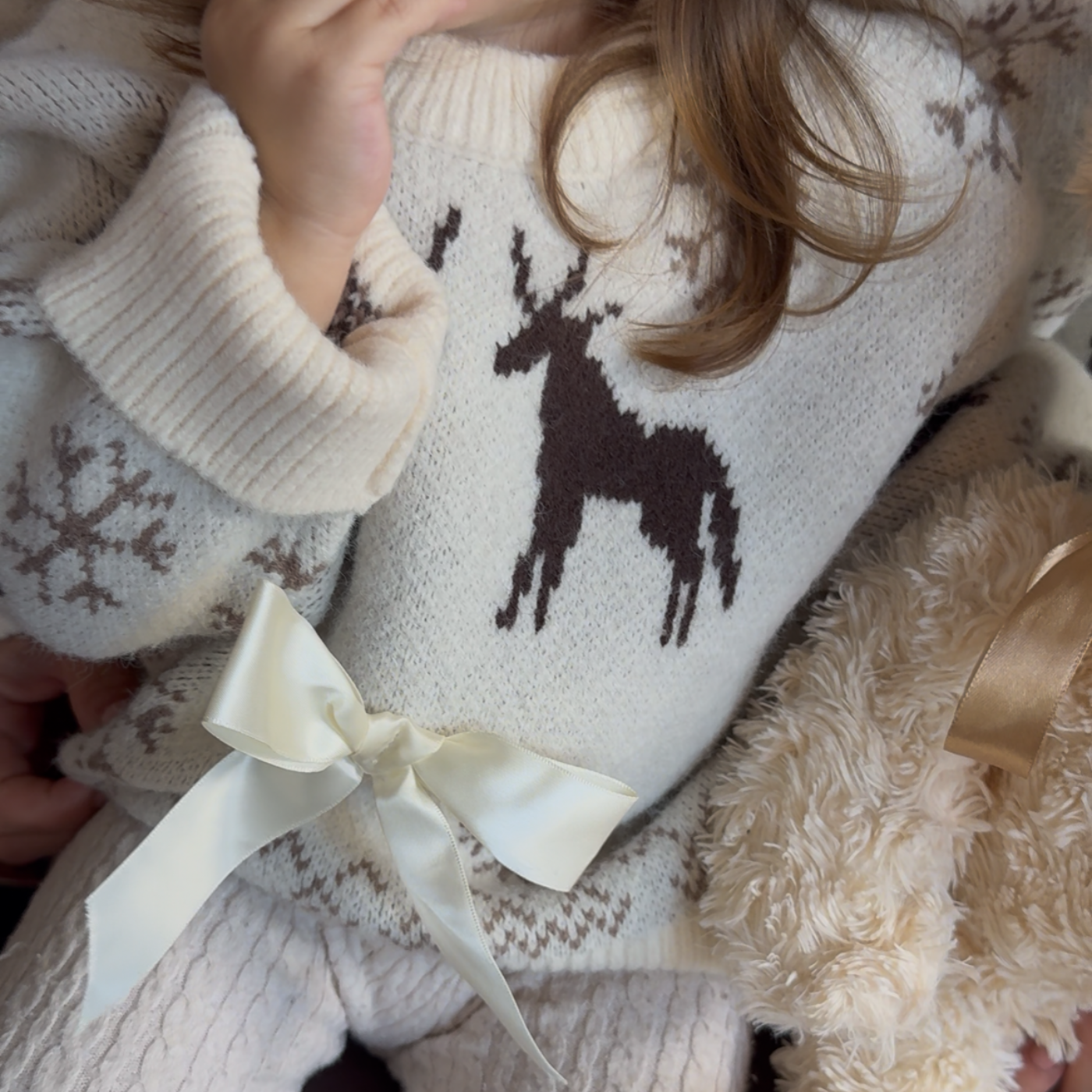 Christmas Deer Sweaters - Mummy & Mini