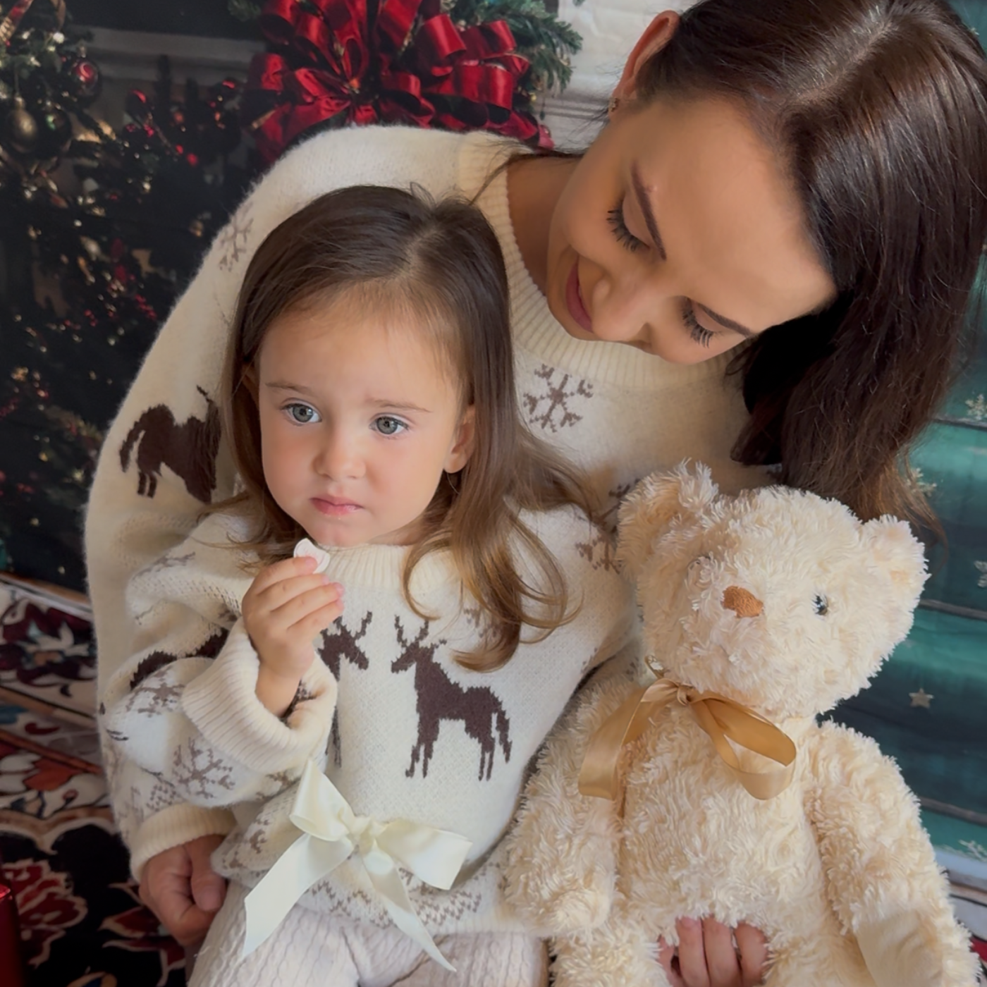 Christmas Deer Sweaters - Mummy & Mini