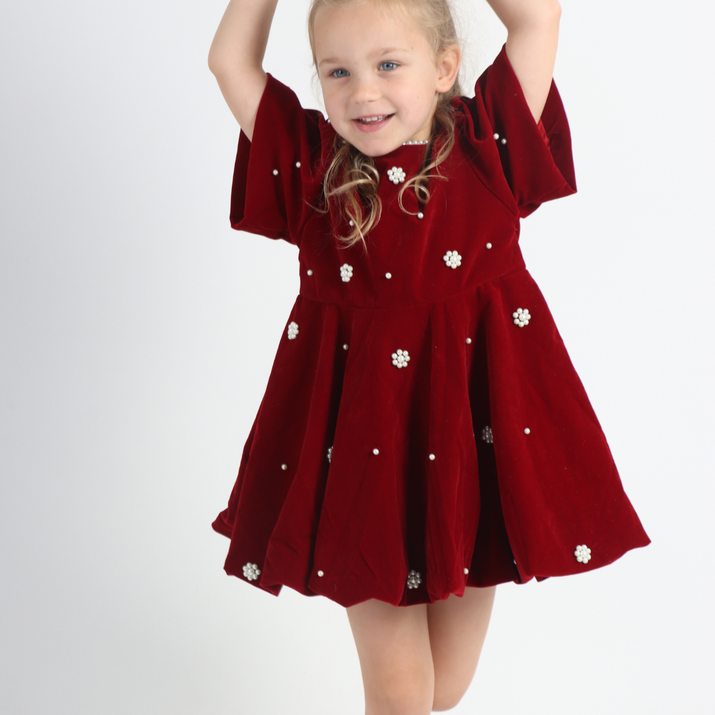 Velvet Berry Christmas Dress