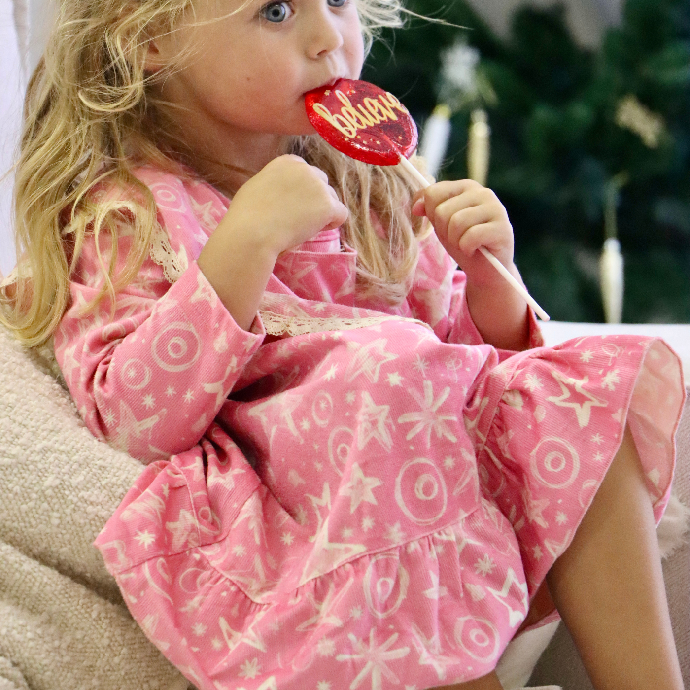 Cosmic Candy Christmas Dress