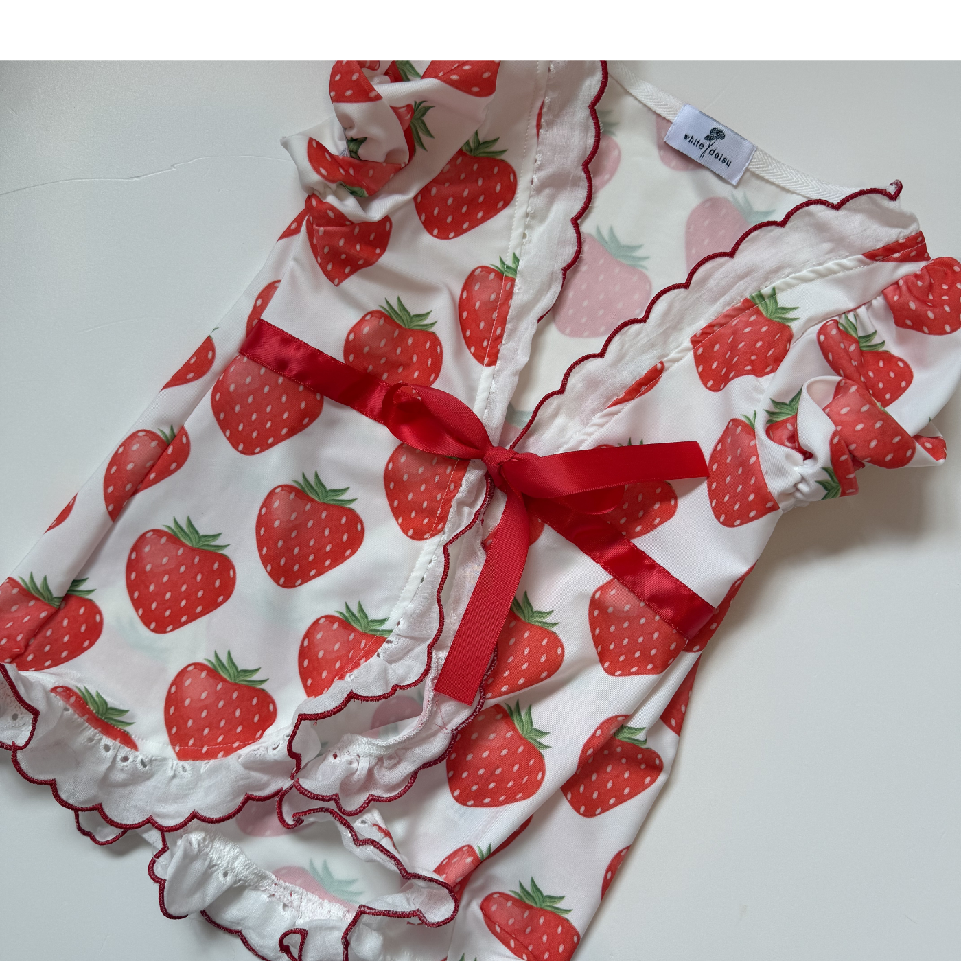 Strawberry Water Kaftan sample