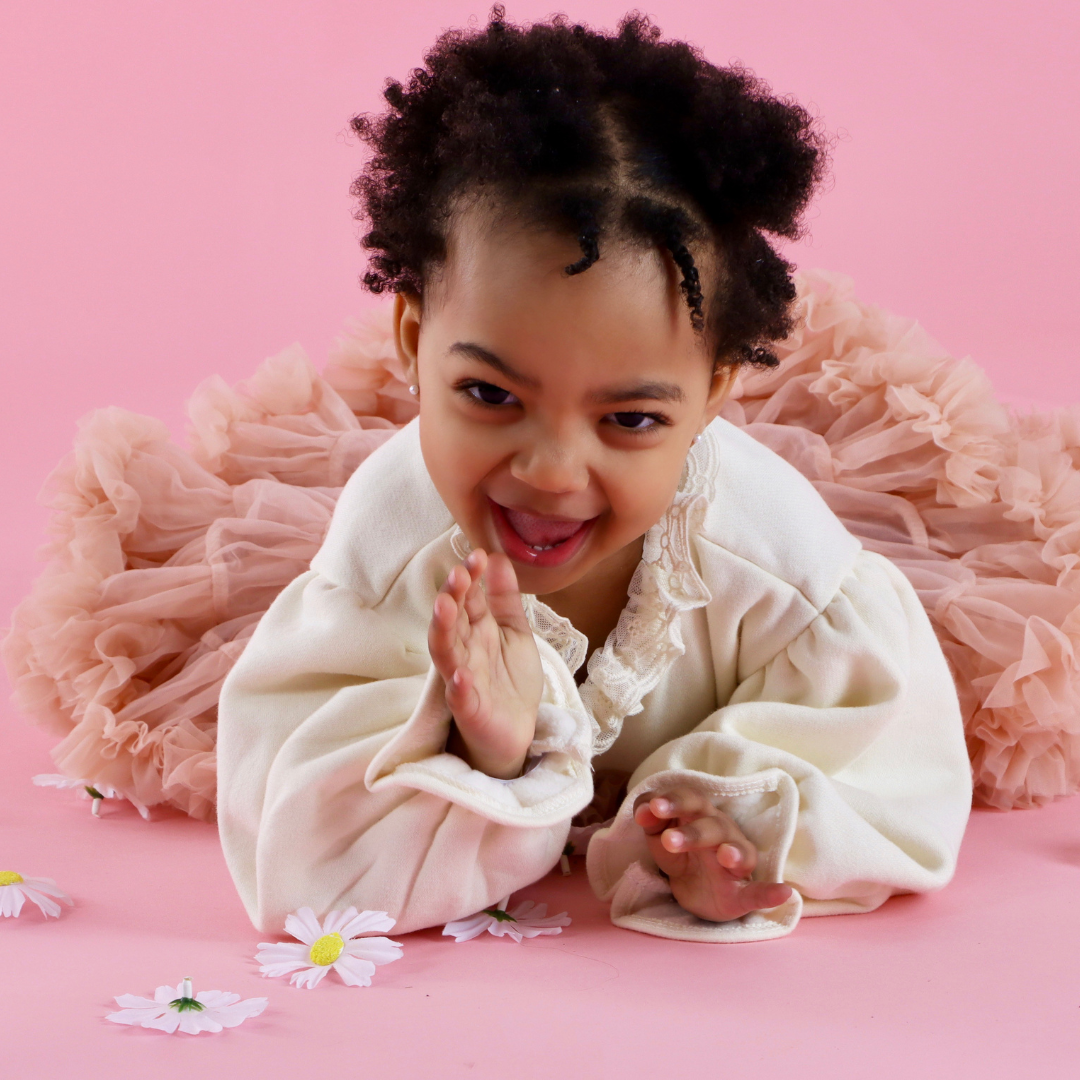 Christmas Frill Print Deer Sweater