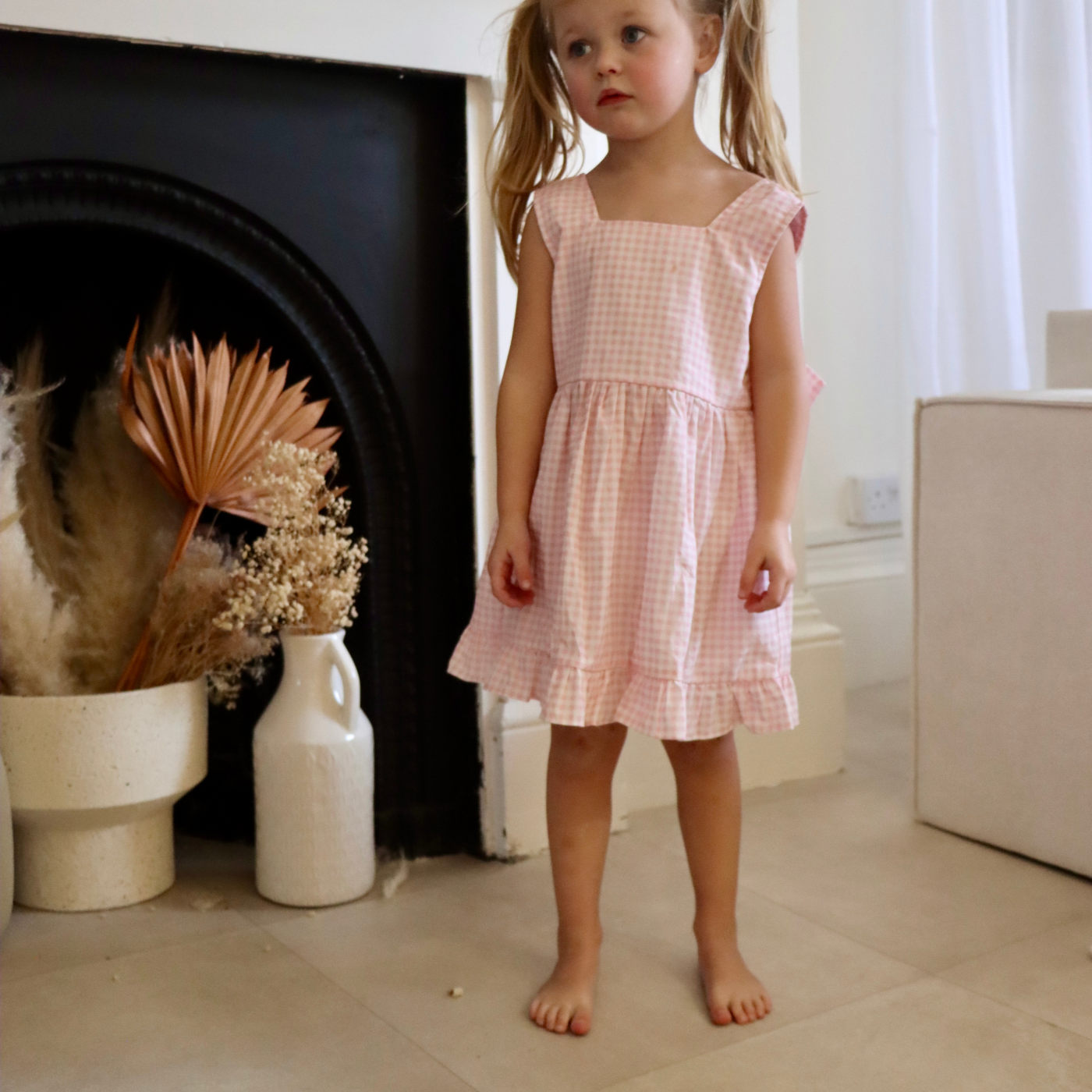 Strawberry Gingham Dress