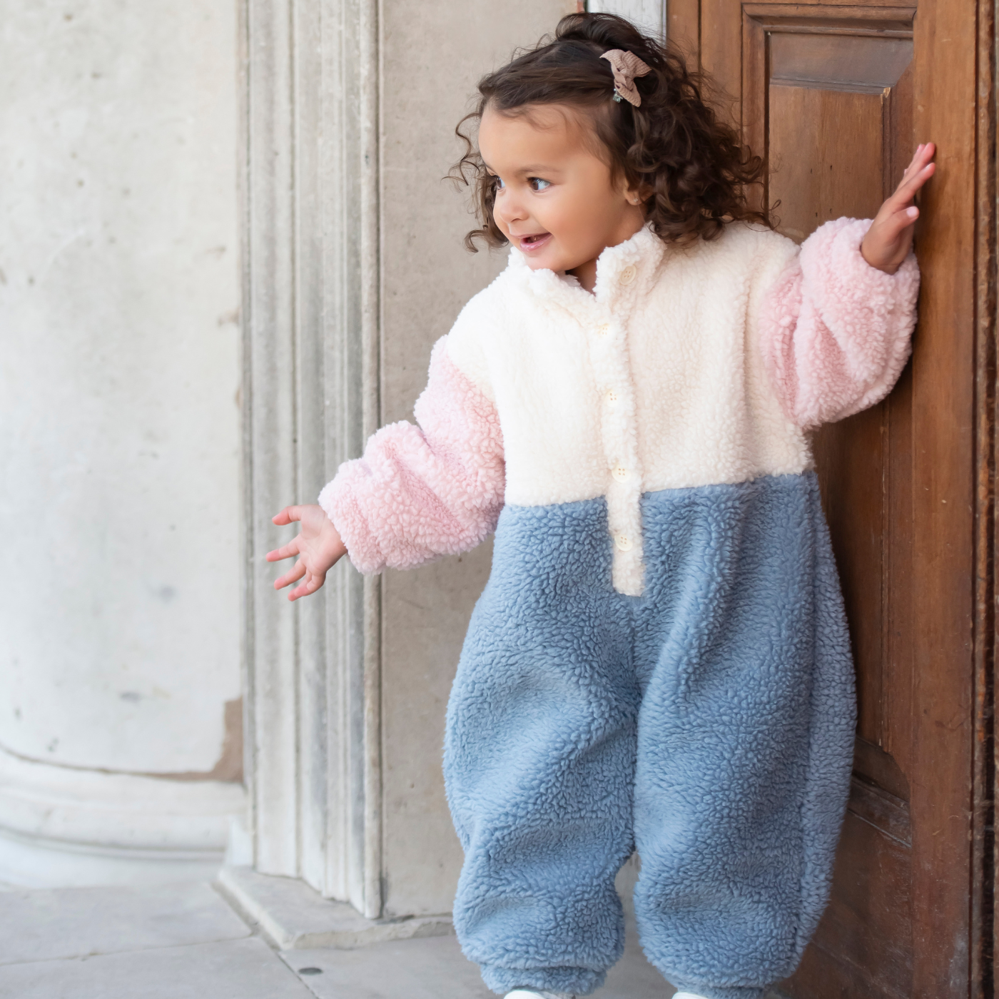 Flossie Fleece Romper (preorder)