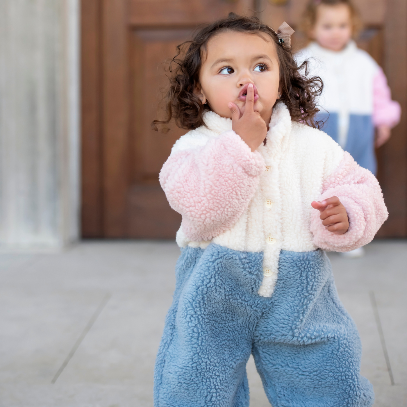 Flossie Fleece Romper (preorder)