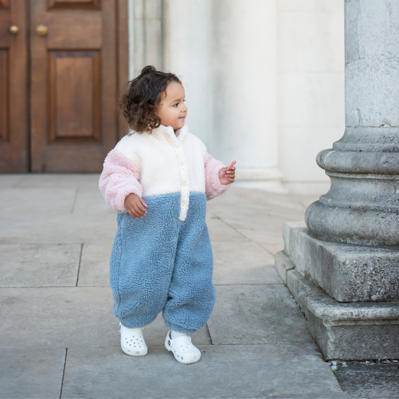 Flossie Fleece Romper (preorder)