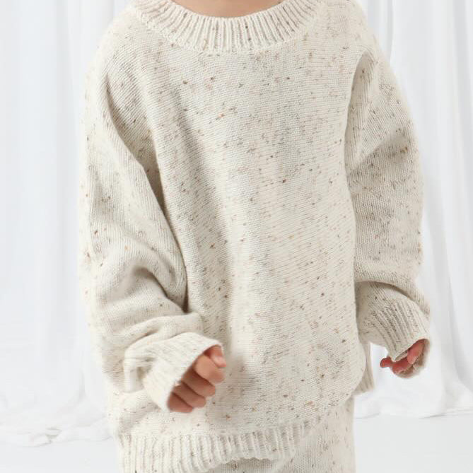Mummy & Mini Knitted Fleck Lounge Set - Mini