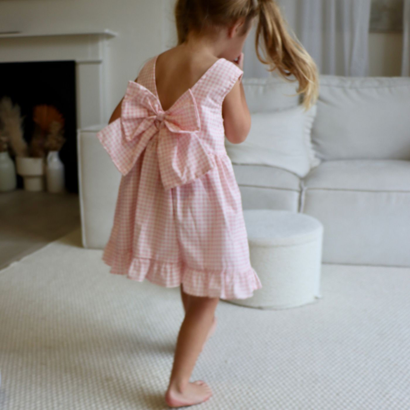 Strawberry Gingham Dress