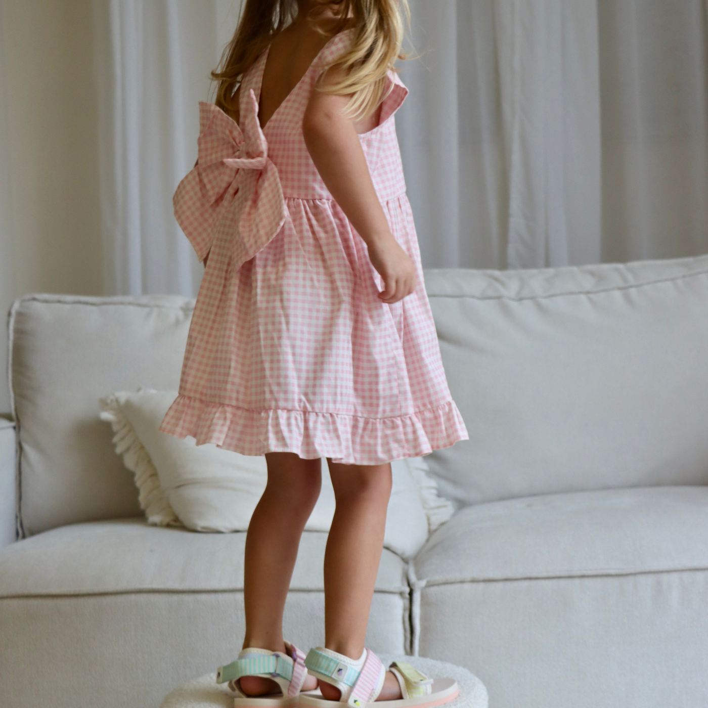 Strawberry Gingham Dress