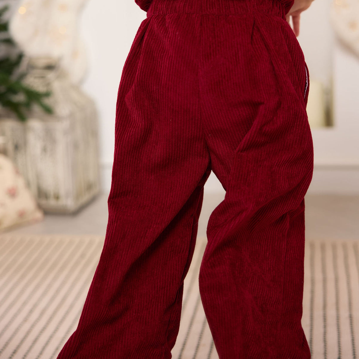 Robin Needlecord Trousers, back close-up