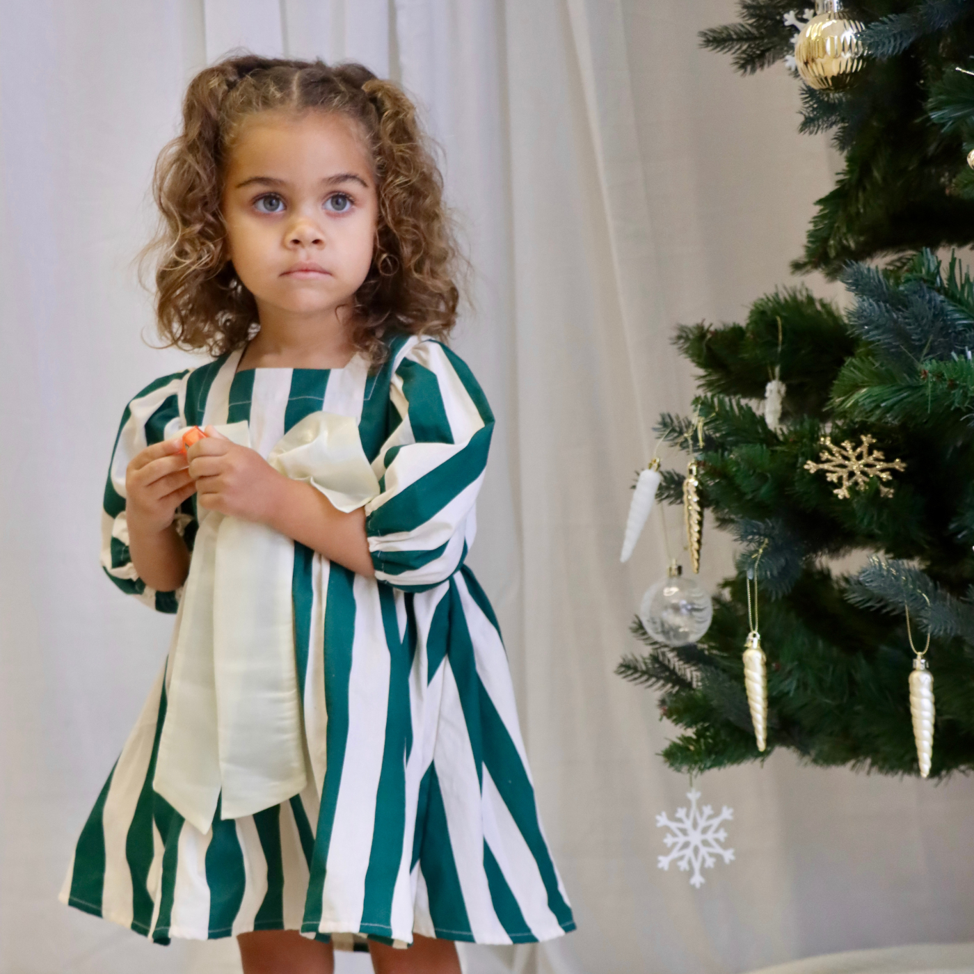 Parcel Bow Christmas Dress