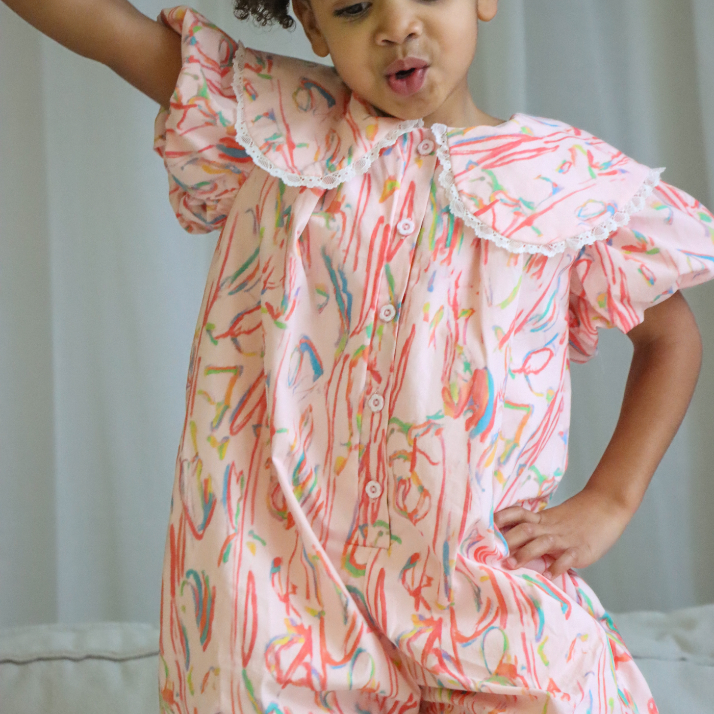 Sunset Muse Romper sample