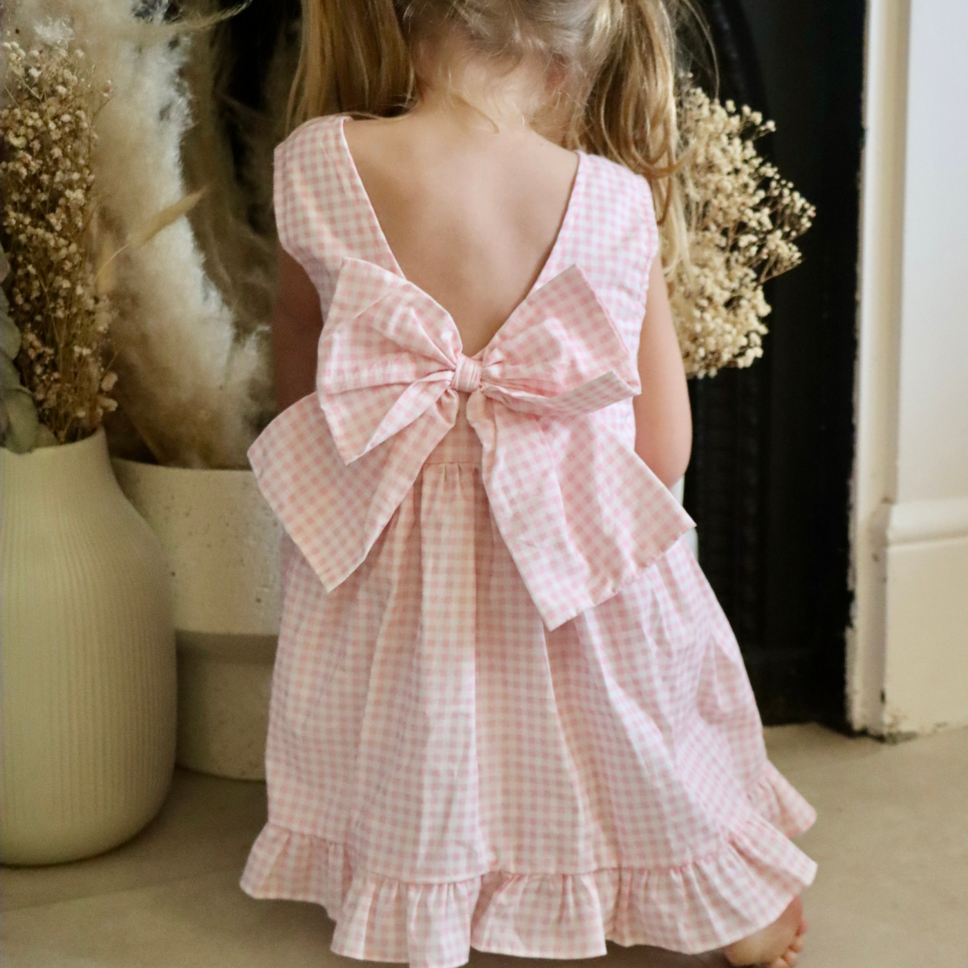 Strawberry Gingham Dress