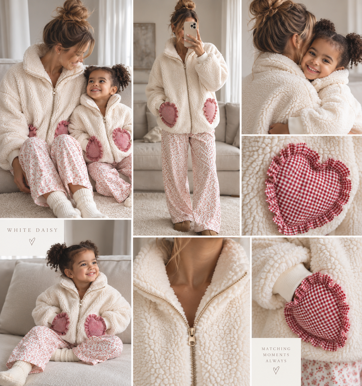 The Vintage Gingham Mummy Fleece | PREORDER