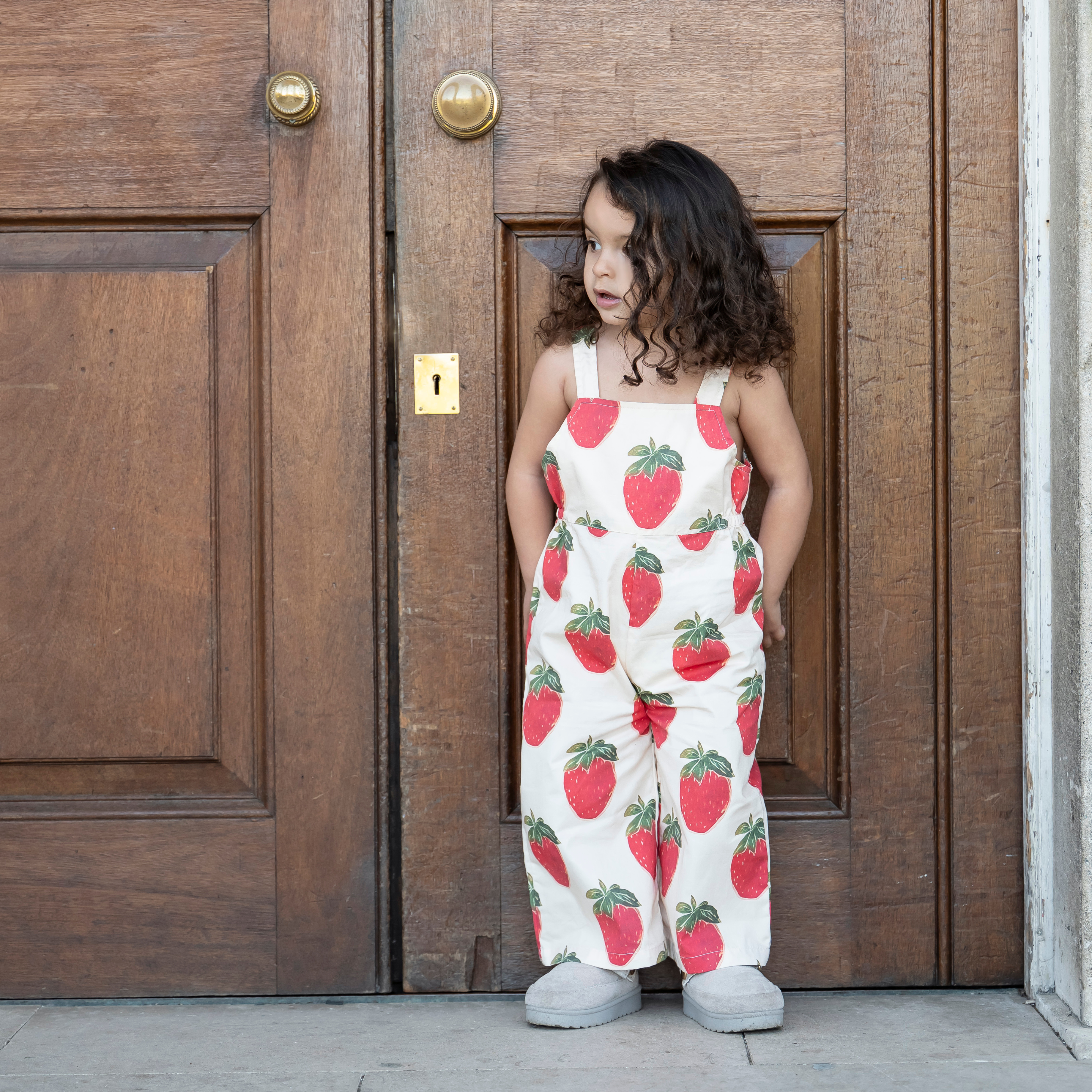 Strawberry Dungarees sample
